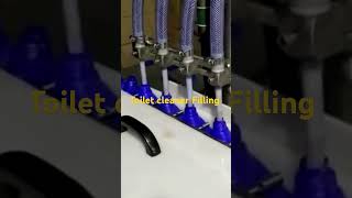 Toilet Cleaner filling machine production time detergentfillingmachine liquiddetergentfillingmachi [upl. by Althee753]