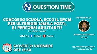 Concorso scuola ecco il DPCM per ulteriori 14mila posti E i percorsi abilitanti Le ultime notizie [upl. by Cedric]