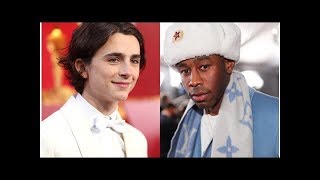 Timothée Chalamet responds to Tyler The Creators Okra shoutout  NME [upl. by Sybila346]