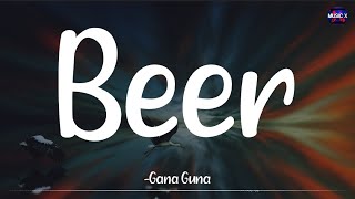 Beer Lyrics  Gana Guna  Dhibu Ninan Thomas  Diesel  Trending 2024 \ MusicxParadise [upl. by Euqinommod]