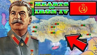 SPREADING Communism to TURKEY HOI4 Soviet Union [upl. by Aillij]