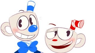 Cuphead x listenerFirst week on the job bonus¡ mugman x listenersorry Im just really tired [upl. by Eirahs]