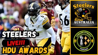 Steelers Live HDU MVP awards WEEK 10 VS Commanders [upl. by Ytissahc479]