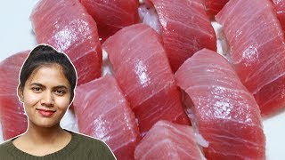 ENG 살살 녹아요 Tuna sushi 참치 도로 초밥 초밥맛집 은행골 조안나 zoana 먹방 [upl. by Nylessej]