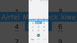 Airtel MB Check kiwe karni [upl. by Consuela]