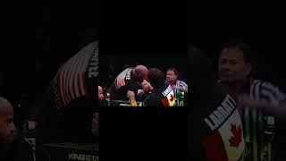 Devon Larratt vs Dave Chaffee 20182023 devonlarrattarmwrestling evolution 2023motivation [upl. by Nickles]