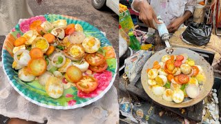 Amazing Boiled Egg Fry in Kolkata  Kolkata Street food [upl. by Hashim]