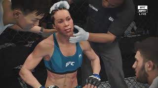 Ya simulamos la pelea entre Raquel Pennington vs Mayra Bueno Silva en PS4 [upl. by Esilahc40]