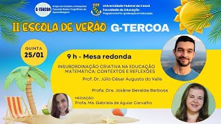 Mesa redonda quotInsubordinação criativa na educação matemática contextos e reflexõesquot [upl. by Amabelle]