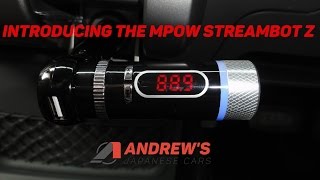 Introducing the MPow Streambot Z  bluetooth FM transmitter [upl. by Alasteir]