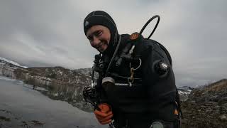 Dykking etter blåskjell i Straumen  Kvæfjord Scuba diving for mussels [upl. by Gautea956]