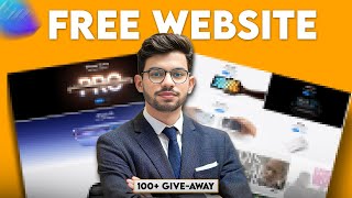 FREE Portfolio Website in 2024 No Experience Needed [upl. by Aillicsirp]