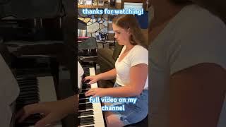 dear theodosia  piano cover  molly adams [upl. by Ver]