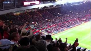 EVRA IS GAY OLE OLE  OLD TRAFFORD DURING MAN UTD  AJAX AMSTERDAM  1  2 [upl. by Libre]