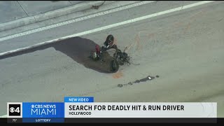 Hollywood police search for vehicle in fatal hitrun of scooter rider [upl. by Pelage147]