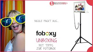 foboxy Unboxing  Fotobox Hochzeit [upl. by Tyson]