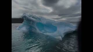 Iceberg Boat Tour by Locals Qarqortoq Greenland 30Aug24 [upl. by Eidualc580]