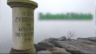 Elbsandsteingebirge 5  Großer und kleiner Zschirnstein und Zirkelstein [upl. by Oninotna]