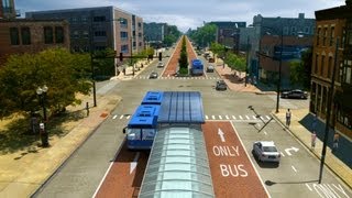 BRT Chicago—Ashland Avenue Bus Rapid Transit [upl. by Airdnaxela]