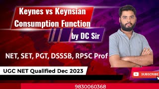 Understanding Consumption Keynesian Perspective Part 1  UGC NET DSSB PGT KVS IES UPSC Eco [upl. by Attehcnoc543]