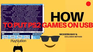How to Put PS2 Games Off A USB Flash Drive Tutorial 2021 English [upl. by Lerak]