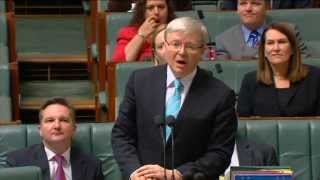 Rudd sidesteps questions on election timing leadership spill [upl. by Enelrahs]