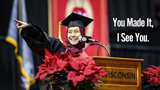 Lisa Kamals Graduation Keynote Speech  University of WisconsinMadison Winter Commencement 2019 [upl. by Finstad757]