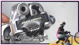 Campagnolo Record 10 speed Rear Derailleur Rebuild service overhaul [upl. by Adnwahs989]