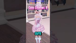 I tried to NOT Say CUTE In DRESS TO IMPRESS 😭 dresstoimpress roblox fail [upl. by Enneira]