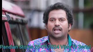 pandian stores serial today episode sept 26 [upl. by Dnomyar242]