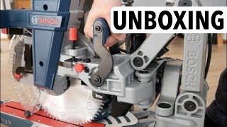 Bosch GCM 12 GDL Meine erste Kapp und Gehrungssäge UNBOXING [upl. by Eniluqaj941]