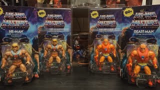 Unboxing and Review of The Masters of the Universe Origins Cartoon Collection of HE MAN and Beastman [upl. by Giwdul]