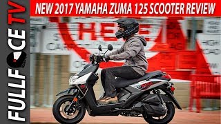 2017 Yamaha Zuma 125 Top Speed and Review [upl. by Nura849]