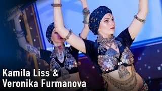 ATS Duet with SWORD  Kamila Liss amp Veronika Furmanova  American Tribal Style [upl. by Warder985]