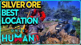 How to Get Silver Ore  Best Location in Once Human [upl. by Ahseuqram]