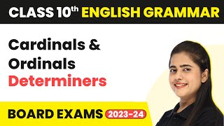 Cardinals and Ordinals  Determiners  English Grammar [upl. by Aiak]