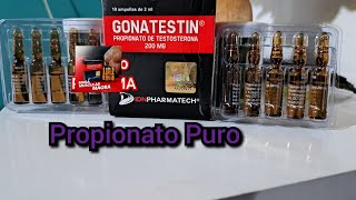 IDN PharmatechGONA TESTINPropionato de testosterona 200mgmlteste químico de reagente Mecke [upl. by Riplex]