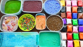 Slime Mixing and Clay Slime Smoothie Izabela Stress satisfying slimevideos [upl. by Kevin240]