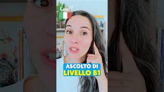 Prova a fare questo Esercizio di Ascolto Italiano 🇮🇹 Livello B1 livellob1 italianonline [upl. by Akimahs]