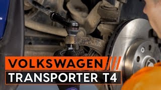 Wie VW T4 TRANSPORTER Spurstangenkopf wechseln AUTODOC TUTORIAL [upl. by Turpin]