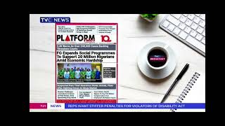 PLATFORM TIMES NEWSPAPERS REVIEW ON TVC TODAY WEDNESDAY OCTOBER 16 2024 [upl. by Lhok]