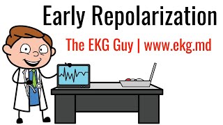 Early Repolarization on EKG  ECG l The EKG Guy  wwwekgmd [upl. by Naz]