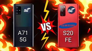 SAMSUNG A71 5G VS SAMSUNG S20 FE 5G DETAILS COMPARISON [upl. by Ayotnahs814]