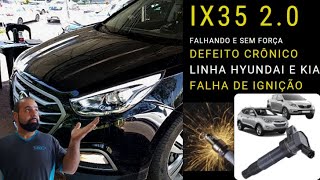 IX35 20  FALHANDO E SEM FORÇA DEFEITO CRÔNICO DA HYUNDAI E KIA SISTEMA DE IGNIÇÃO  TESTE PRÁTICO [upl. by Bleier]