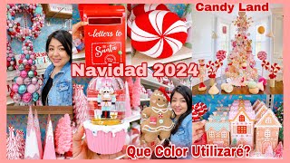 Nueva Decoración Navideña Candyland 🍬Que Color Utilizaré Christmas 2024 Michael’s [upl. by Ilke]