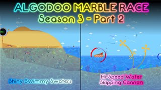 Algodoo Marble Race  Season 3 Part 2 [upl. by Aicirtan]