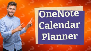 How do I add a calendar planner to OneNote [upl. by Aleekat]