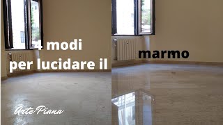 4 metodi per lucidare i pavimenti in marmo [upl. by Alket]