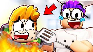 We COOKED NOOBS In This CRAZY ROBLOX KITCHEN ROBLOX CRAZY CHEFS [upl. by Nidnerb421]