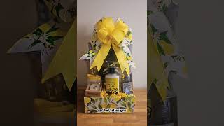 092524 Lemon Themed Gift Box bathandbodyworks diy giftbox giftbasketideas lemon diybasket [upl. by Enar]